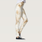 Abstrakter Sandstrand Leggings (Rechts)