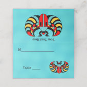 Abstrakter Scarab Käfer am Lago Maggiore Platzkarte (Außenseite Aufgefaltet)