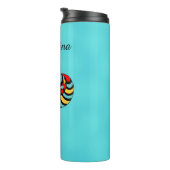 Abstrakter Scarab Käfer Frische Pasta machen Thermosbecher (Nach rechts gedreht)