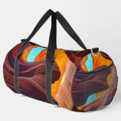 Abstrakter Schädel Duffle Bag (Rechte Ecke)