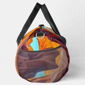 Abstrakter Schädel Duffle Bag (Rechts)