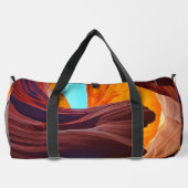 Abstrakter Schädel Duffle Bag (Rückseite)