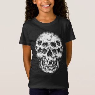 Abstrakter Schädel mit mehreren Augen T-Shirt