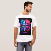 Abstrakter Schädel T-Shirt (Vorne ganz)