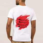 Abstrakter Schädel T-Shirt (Rückseite)