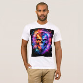 Abstrakter Schädel T-Shirt (Vorne ganz)