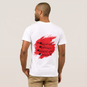 Abstrakter Schädel T-Shirt (Schwarz voll)