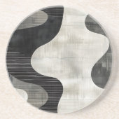 Abstrakter Schattenstreifen Getränkeuntersetzer (Vorne)