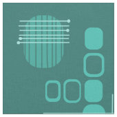 Abstrakter Schaumstoff Aquamarin Stoff (Nahaufnahme)