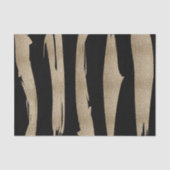 abstrakter schick-schwarzer Pinselstrich Seidenpapier (Vorderseite)