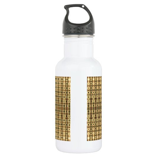 Abstrakter Schimmer Edelstahlflasche (Rückseite)