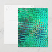 Abstrakter Schimmer Postkarte (Vorne/Hinten)