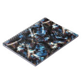 Abstrakter, schlangenhemmender Druck Notizblock (Linke Seite)