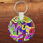 abstrakter Schlüsselanhänger (Vorderseite)