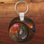 Abstrakter Schlüsselanhänger der Fluid Connection (Vorderseite)