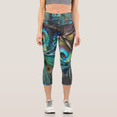 Abstrakter Schmetterling2 Capri Leggings (Vorderseite)