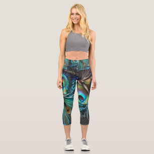 Abstrakter Schmetterling2 Capri Leggings