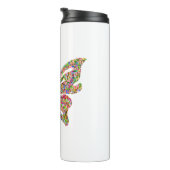 Abstrakter Schmetterling 2 Thermosbecher (Nach rechts gedreht)