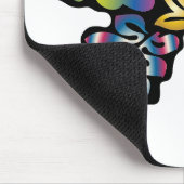 Abstrakter Schmetterling 3 Mousepad (Ecke)