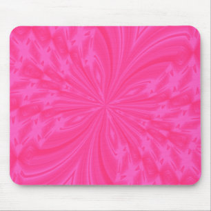Abstrakter Schmetterling Bright Pink MOUSEPAD