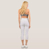 Abstrakter Schmetterling Capri Leggings (Rückseite)