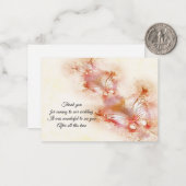 Abstrakter Schmetterling Dankeschön Karten (Vorderseite/Rückseite Beispiel)