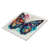 Abstrakter Schmetterling Fliese (Seite)