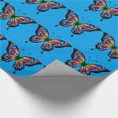 Abstrakter Schmetterling Geschenkpapier (Ecke)