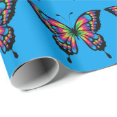 Abstrakter Schmetterling Geschenkpapier (Rolleneckpunkt)