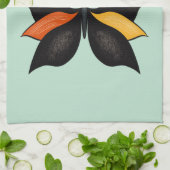 Abstrakter Schmetterling Geschirrtuch (Gefaltet)