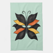 Abstrakter Schmetterling Geschirrtuch (Vertikal)