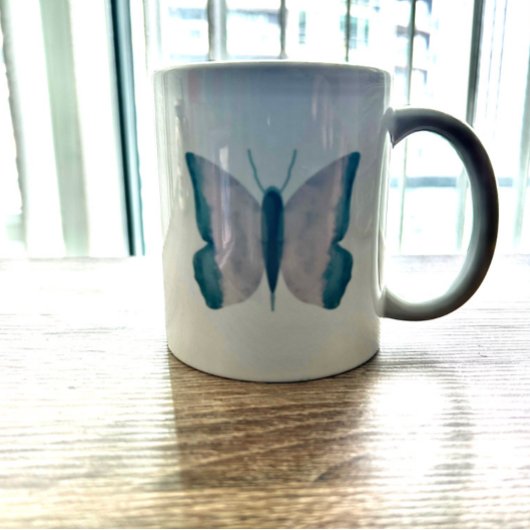 Abstrakter Schmetterling Kaffeetasse