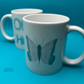 Abstrakter Schmetterling Kaffeetasse