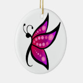 Abstrakter Schmetterling Keramik Ornament (Rechts)