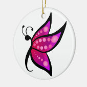 Abstrakter Schmetterling Keramik Ornament (Links)