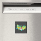 Abstrakter Schmetterling Magnet (In Situ (Geschirrspüler))