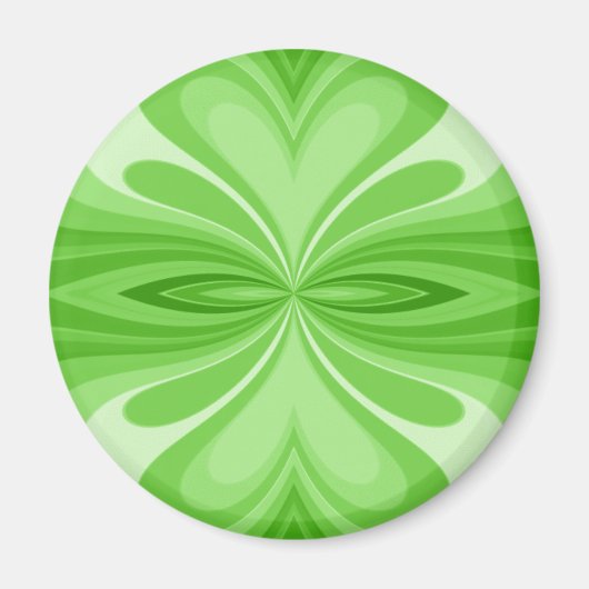 Abstrakter Schmetterling Magnet (Vorne)