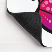 Abstrakter Schmetterling Mousepad (Ecke)