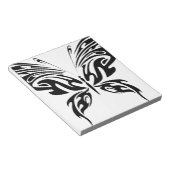 Abstrakter Schmetterling Notizblock (angewinkelt)