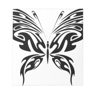 Abstrakter Schmetterling Notizblock