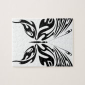 Abstrakter Schmetterling Puzzle (Horizontal)