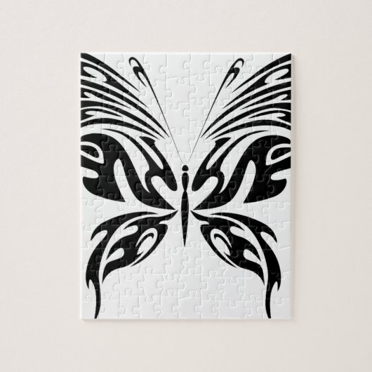 Abstrakter Schmetterling Puzzle (Vertikal)