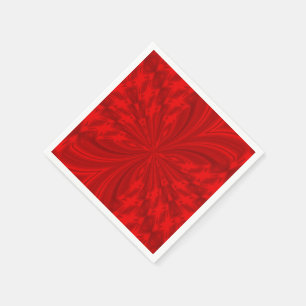 Abstrakter Schmetterling, ROT-PAPER PARTY NAPKINS Serviette