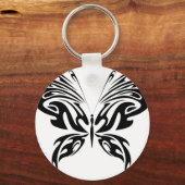 Abstrakter Schmetterling Schlüsselanhänger (Vorderseite)