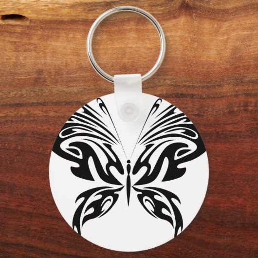 Abstrakter Schmetterling Schlüsselanhänger (Vorderseite)