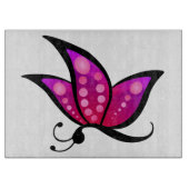 Abstrakter Schmetterling Schneidebrett (Vorderseite)