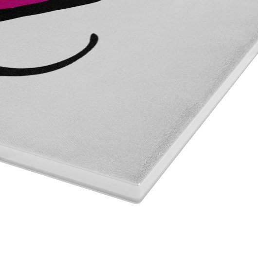 Abstrakter Schmetterling Schneidebrett (Ecke)