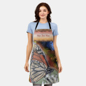 Abstrakter Schmetterling Schürze (Getragen)
