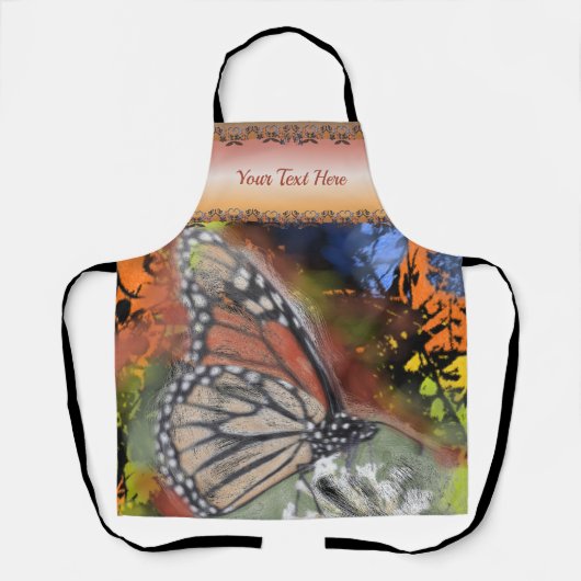 Abstrakter Schmetterling Schürze (Vorderseite)