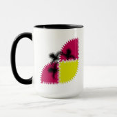 Abstrakter Schmetterling Tasse (Links)